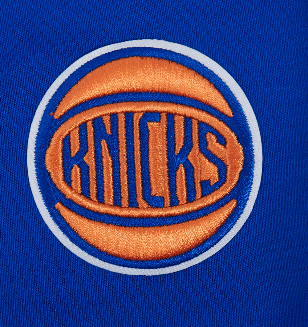 NBA NEW YORK KNICKS CLASSIC WOMEN'S FLC HOODIE DRESS (ROYAL BLUE) - Image 5