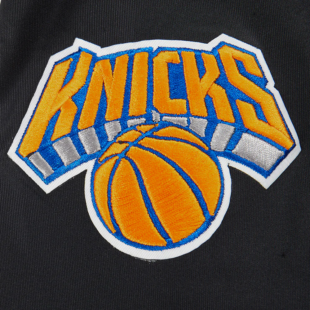 NBA NEW YORK KNICKS CLASSIC BIG BOY'S TRACK JACKET (BLACK/ORANGE) - Image 7