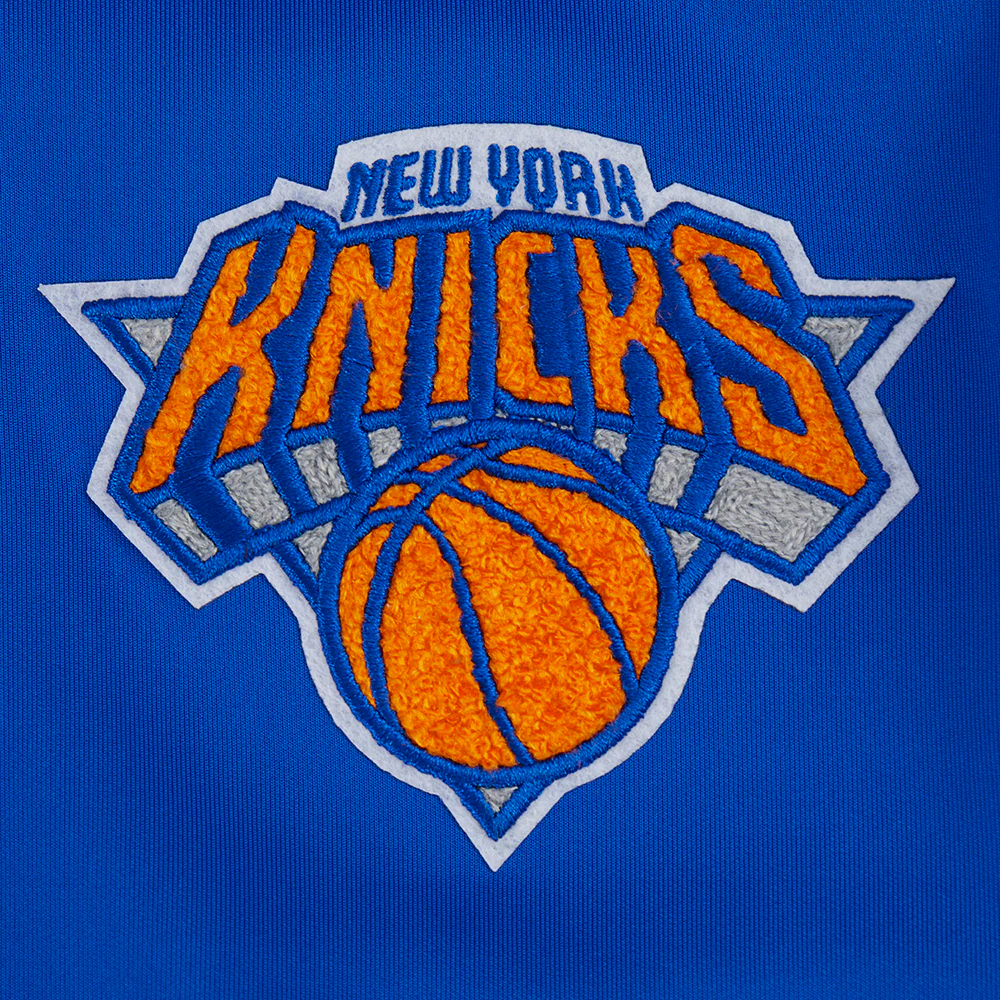 NBA NEW YORK KNICKS CLASSIC BIG BOYS TRACK JACKET (ROYAL BLUE/ORANGE) - Image 7