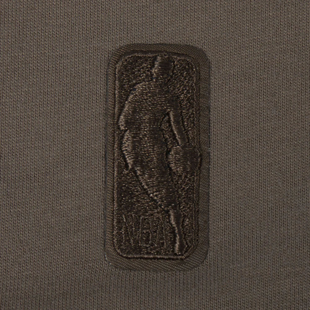 NBA NEW YORK KNICKS NEUTRAL BIG GIRLS SS BOXY TEE (DARK TAUPE) - Image 5
