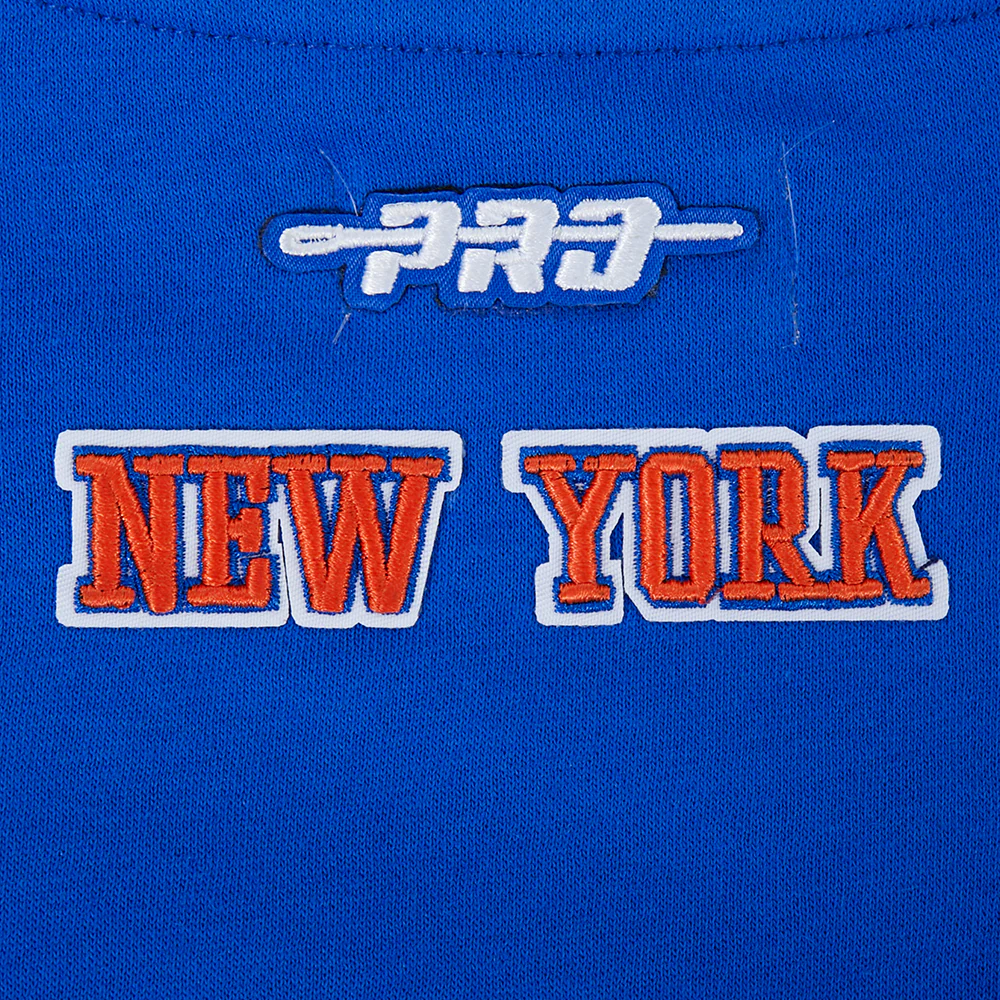 NEW YORK KNICKS CLASSIC BIG GIRL'S FLC CREWNECK (ROYAL BLUE) - Image 8