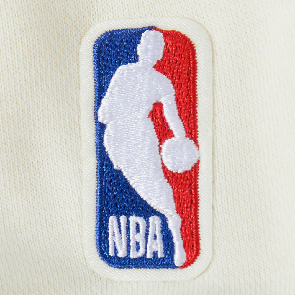 NBA NEW YORK KNICKS RETRO CLASSIC WOMEN'S RIB CREWNECK (EGGSHELL/ROYAL BLUE) - Image 6
