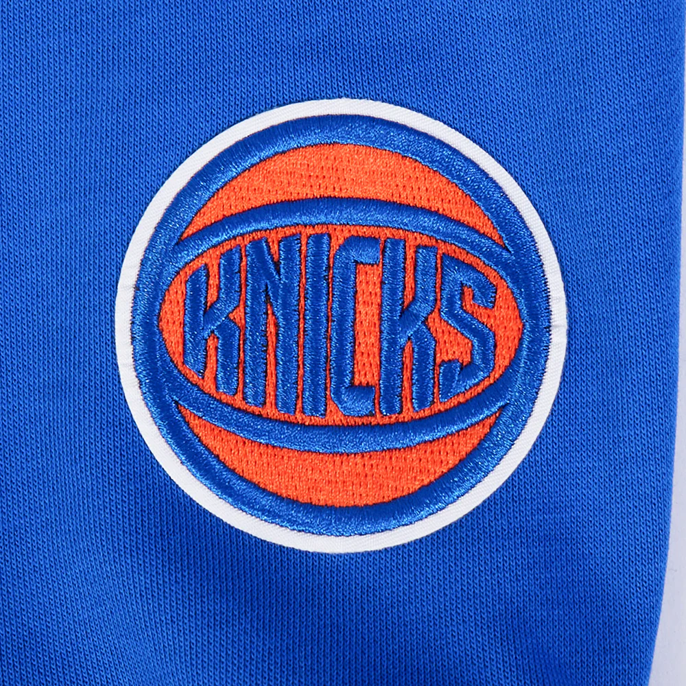NBA NEW YORK KNICKS CLASSIC WOMEN'S FLEECE PULLOVER HOODIE (ROYAL BLUE) - Image 6