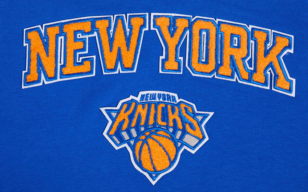 NBA NEW YORK KNICKS CLASSIC WOMEN'S CREWNECK (ROYAL BLUE) - Image 5