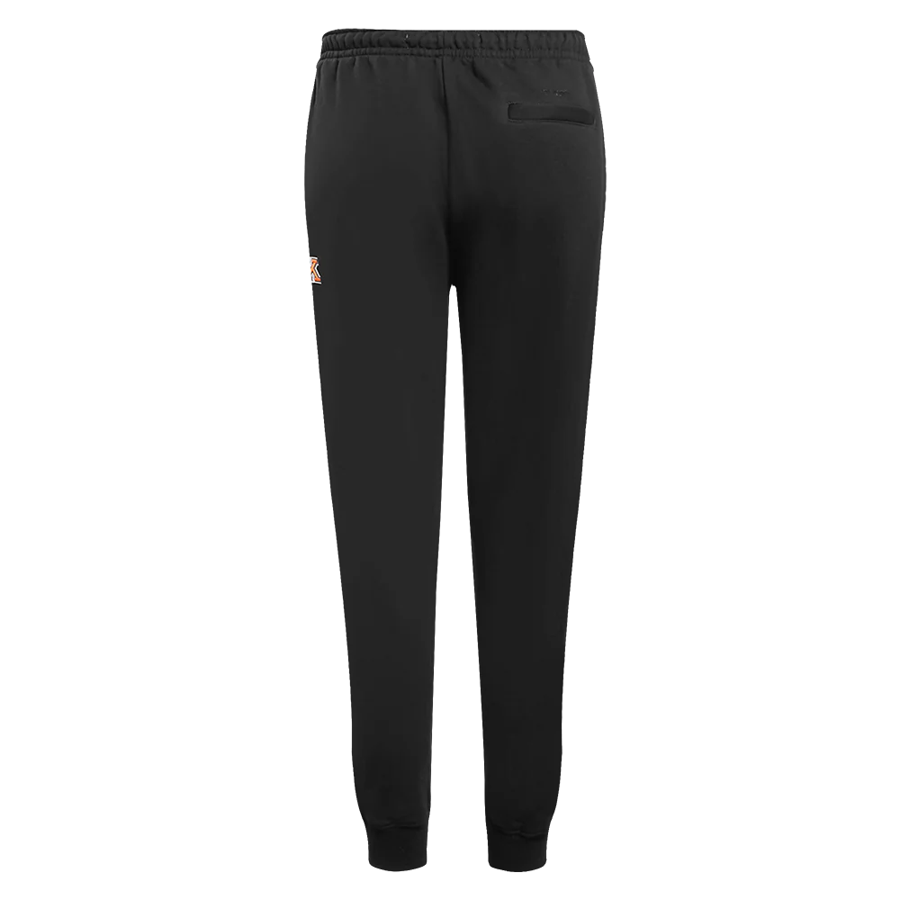 NBA NEW YORK KNICKS CLASSIC WOMEN'S FLEECE SWEATPANT (BLACK) - Image 4