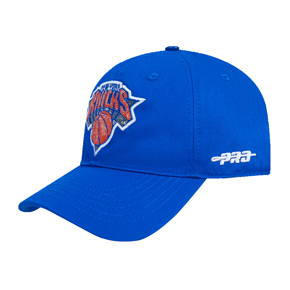 NBA NEW YORK KNICKS GAME DAY CLASSICS WOMEN'S DAD HAT (ROYAL BLUE) - Image 2