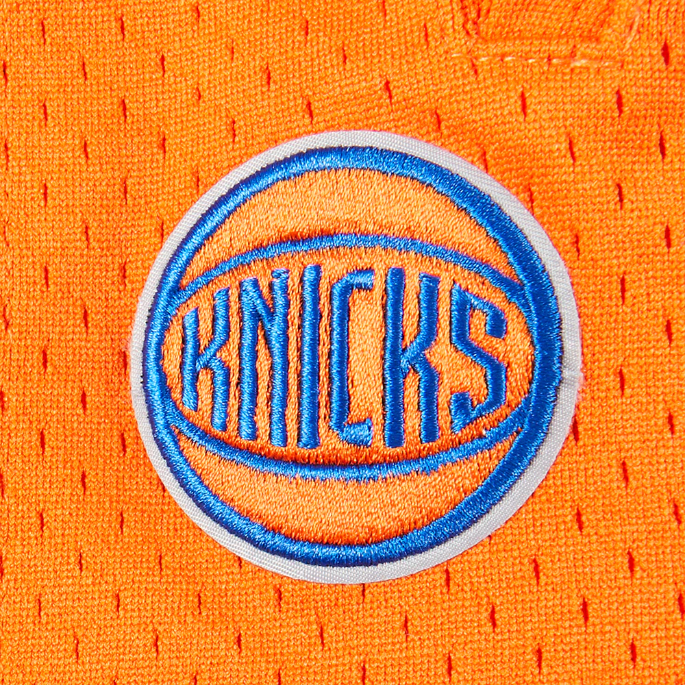 NBA NEW YORK KNICKS CLASSIC LITTLE BOYS FLEECE 2.0 SHORT (ROYAL BLUE/ORANGE) - Image 9