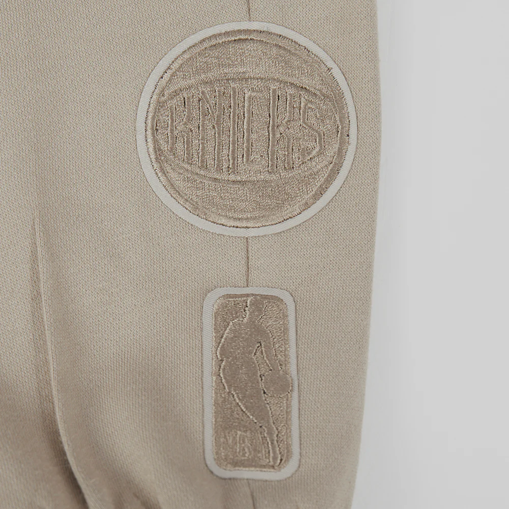 NBA NEW YORK KNICKS NEUTRAL LITTLE BOYS FLC SWEATPANT (TAUPE) - Image 5