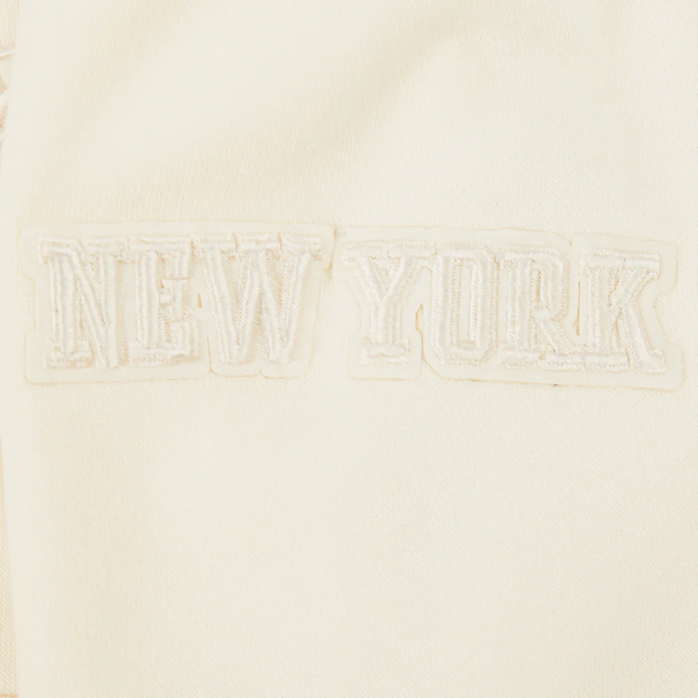 NBA NEW YORK KNICKS NEUTRAL LITTLE BOYS FLEECE CREWNECK (EGGSHELL) - Image 5