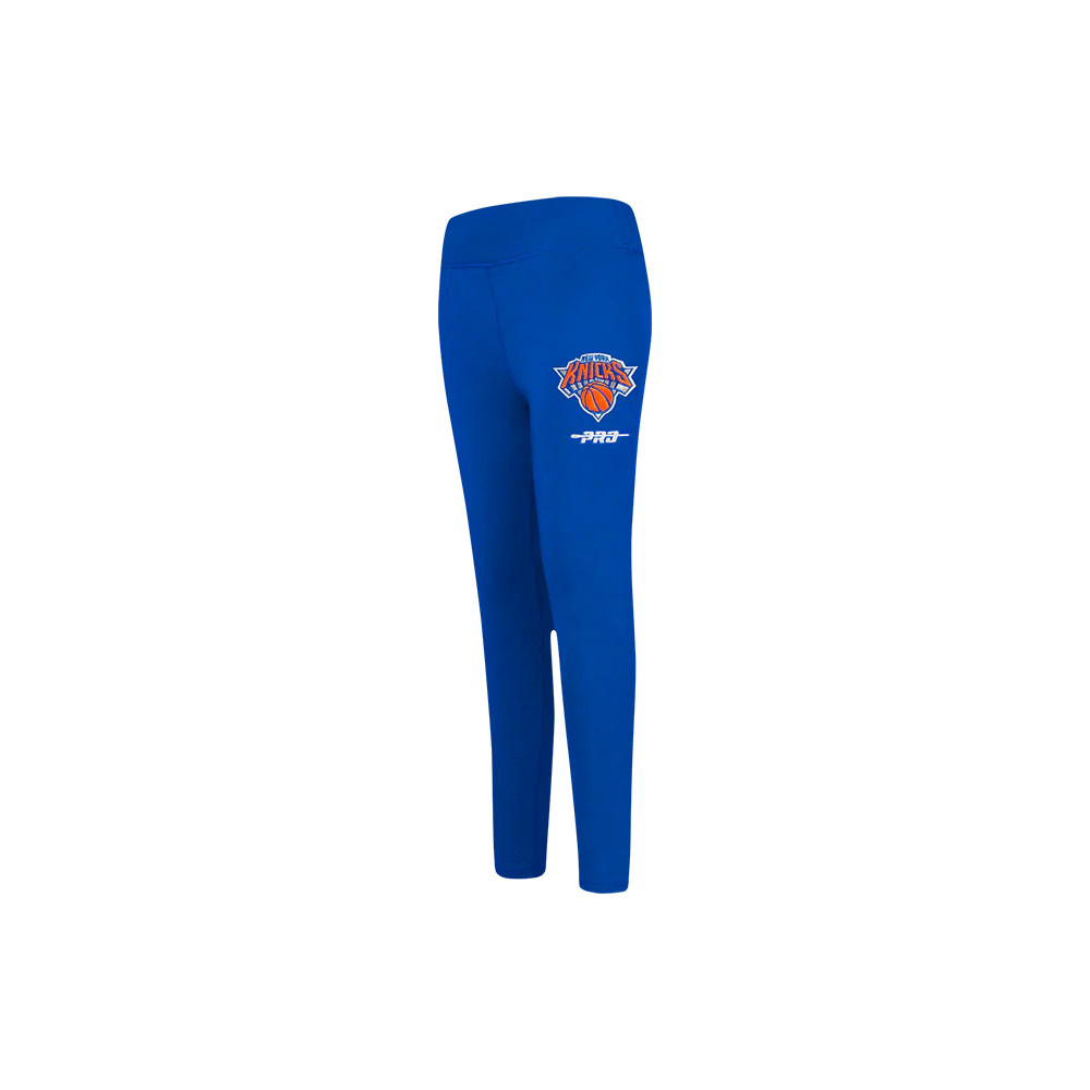 NBA NEW YORK KNICKS RETRO CLASSIC LITTLE GIRLS LEGGING (ROYAL BLUE)