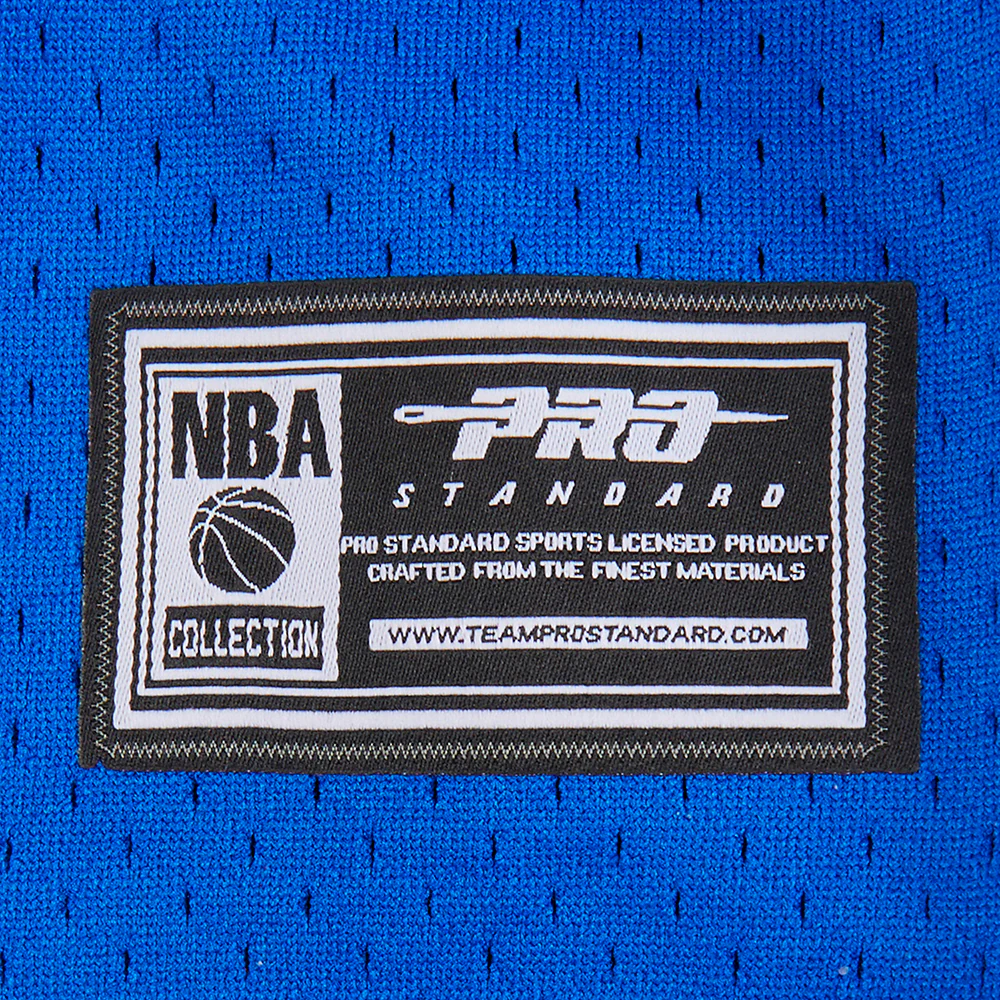 NBA NEW YORK KNICKS CLASSIC TODDLER BOYS MESH BUTTON DOWN SHIRT (ROYAL BLUE/ORANGE) - Image 8