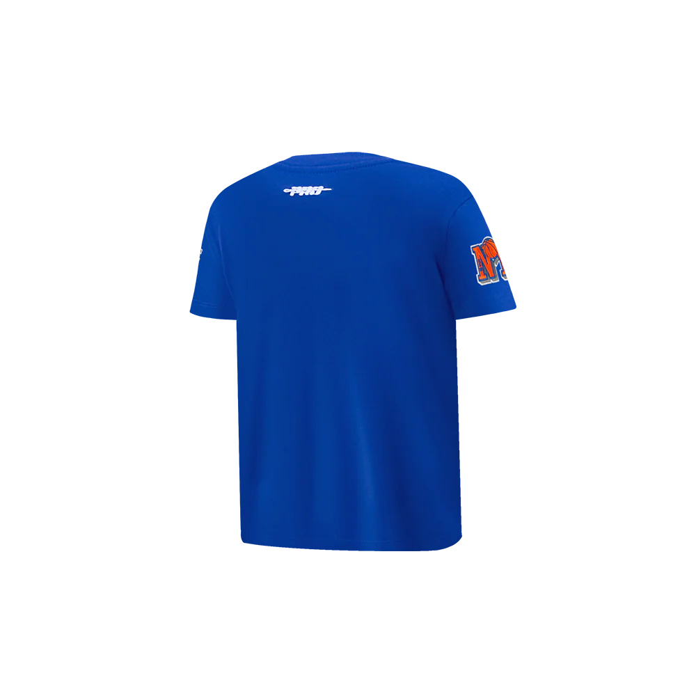 NBA NEW YORK KNICKS RETRO CLASSIC TODDLER BOYS SHORT SLEEVE TAPING TEE (ROYAL BLUE) - Image 4