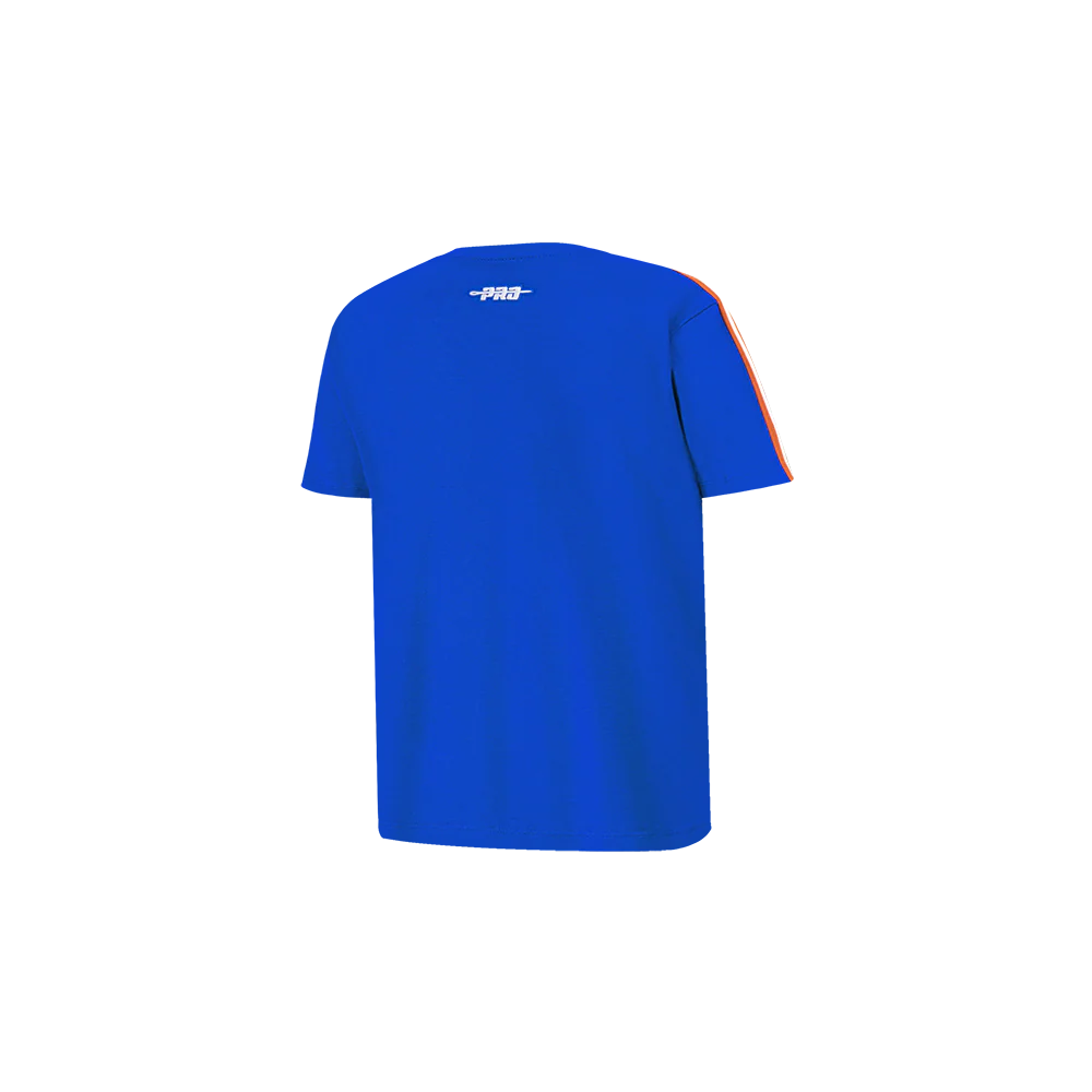 NBA NEW YORK KNICKS RETRO CLASSIC TODDLER BOYS SHORT SLEEVE TAPING TEE(ROYAL BLUE/ORANGE) - Image 4
