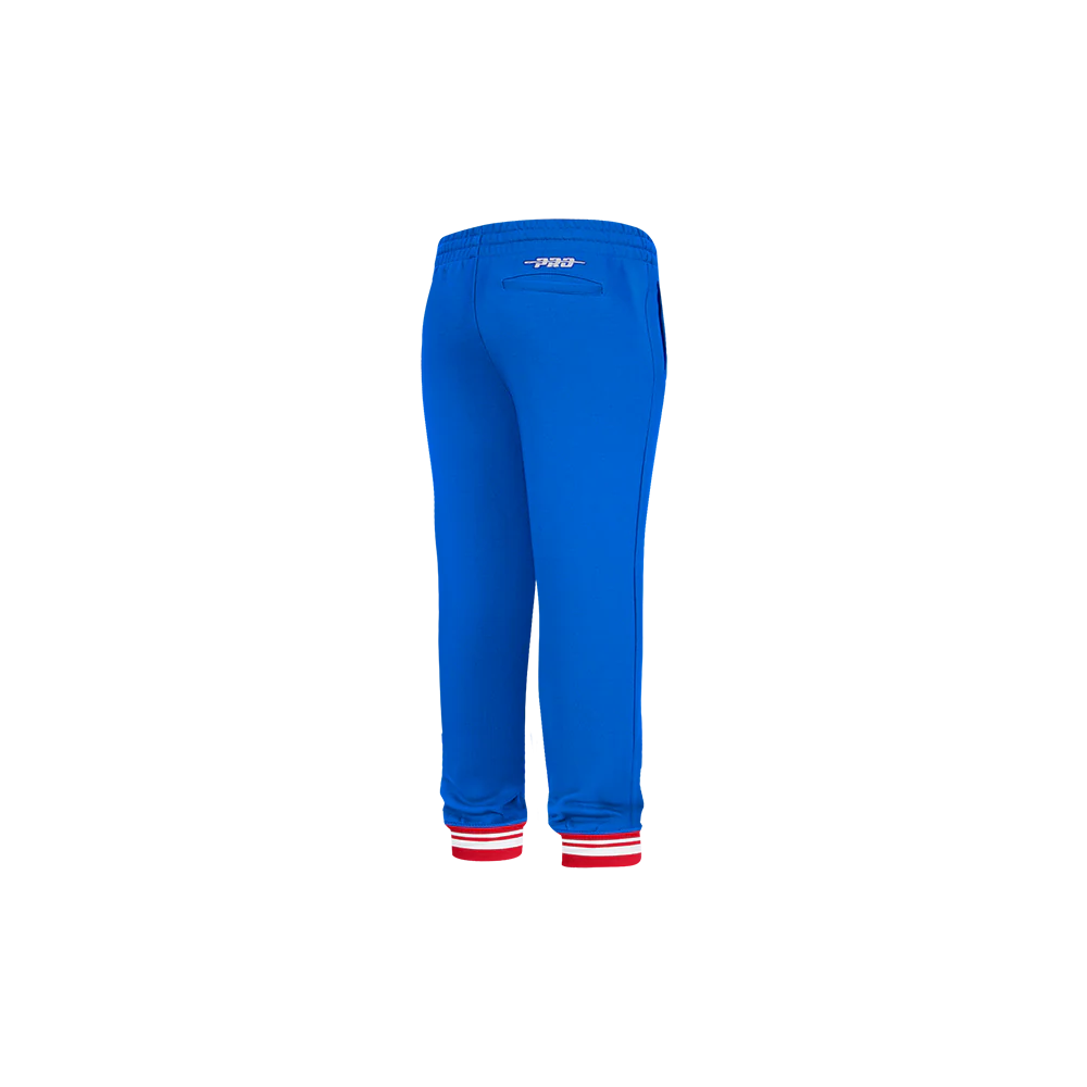 NBA NEW YORK KNICKS RETRO CLASSIC TODDLER BOYS RIB SWEATPANT (ROYAL/ORANGE/ROYAL) - Image 3