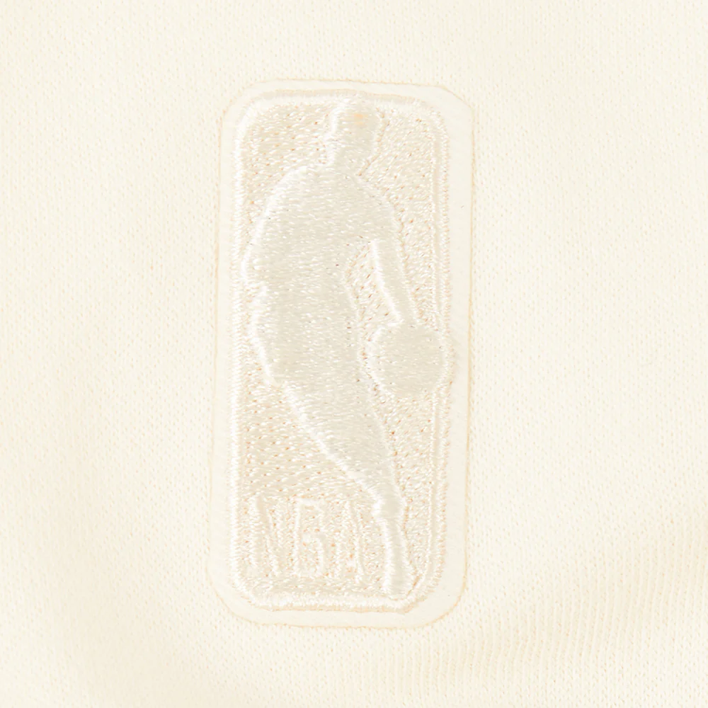 NBA NEW YORK KNICKS NEUTRAL TODDLER BOYS FLEECE CREWNECK (EGGSHELL) - Image 5