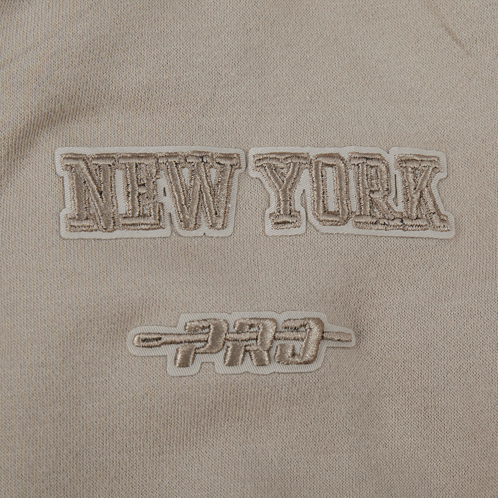 NBA NEW YORK KNICKS NEUTRAL TODDLER BOYS FLEECE CREWNECK (TAUPE) - Image 6