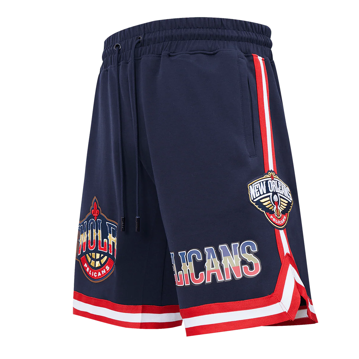 NBA NEW ORLEANS PELICANS CLASSIC CHENILLE MEN'S SHORT (MIDNIGHT NAVY) - Image 3
