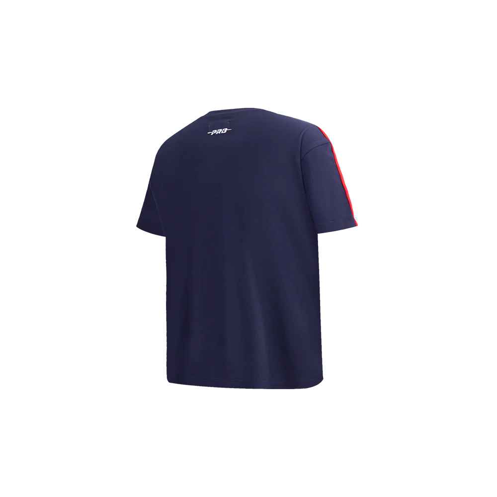 NBA NEW ORLEANS PELICANS RETRO CLASSIC TODDLER BOYS SHORT SLEEVE TAPING TEE(MIDNIGHT NAVY/RED) - Image 4