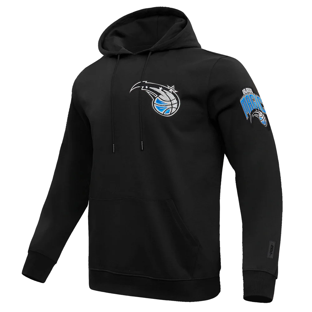 NBA ORLANDO MAGIC CLASSIC CHENILLE MEN'S PULLOVER HOODIE (BLACK) - Image 2