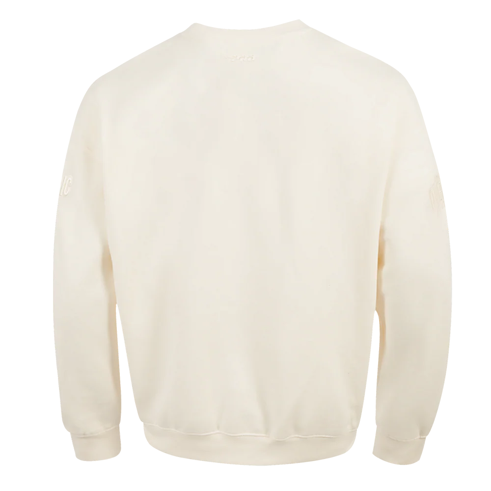 NBA ORLANDO MAGIC NEUTRAL MEN'S DROP SHOULDER FLC CREWNECK (EGGSHELL)