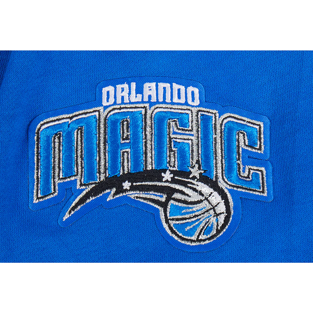 NBA ORLANDO MAGIC CLASSIC BIG BOY'S FLC FZ PO HOODIE (ROYAL BLUE) - Image 5