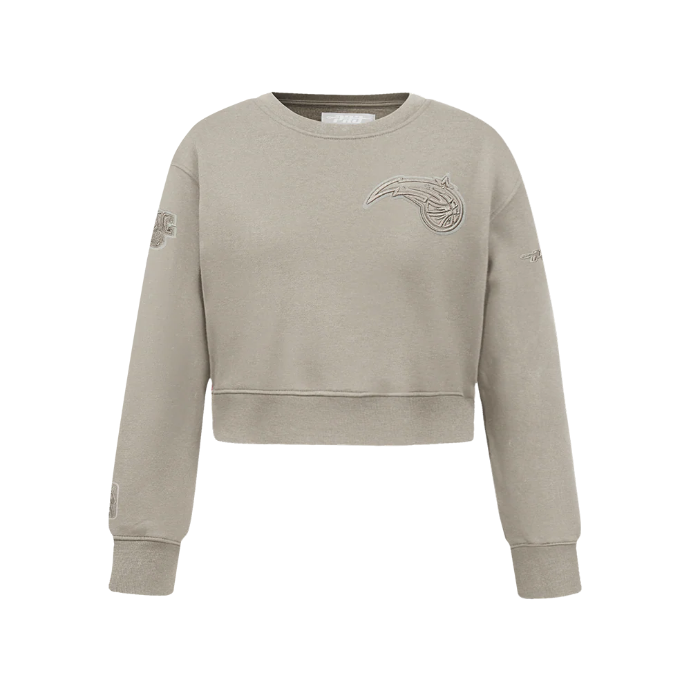 NBA ORLANDO MAGIC NEUTRAL BIG GIRLS FLC CREWNECK (TAUPE)
