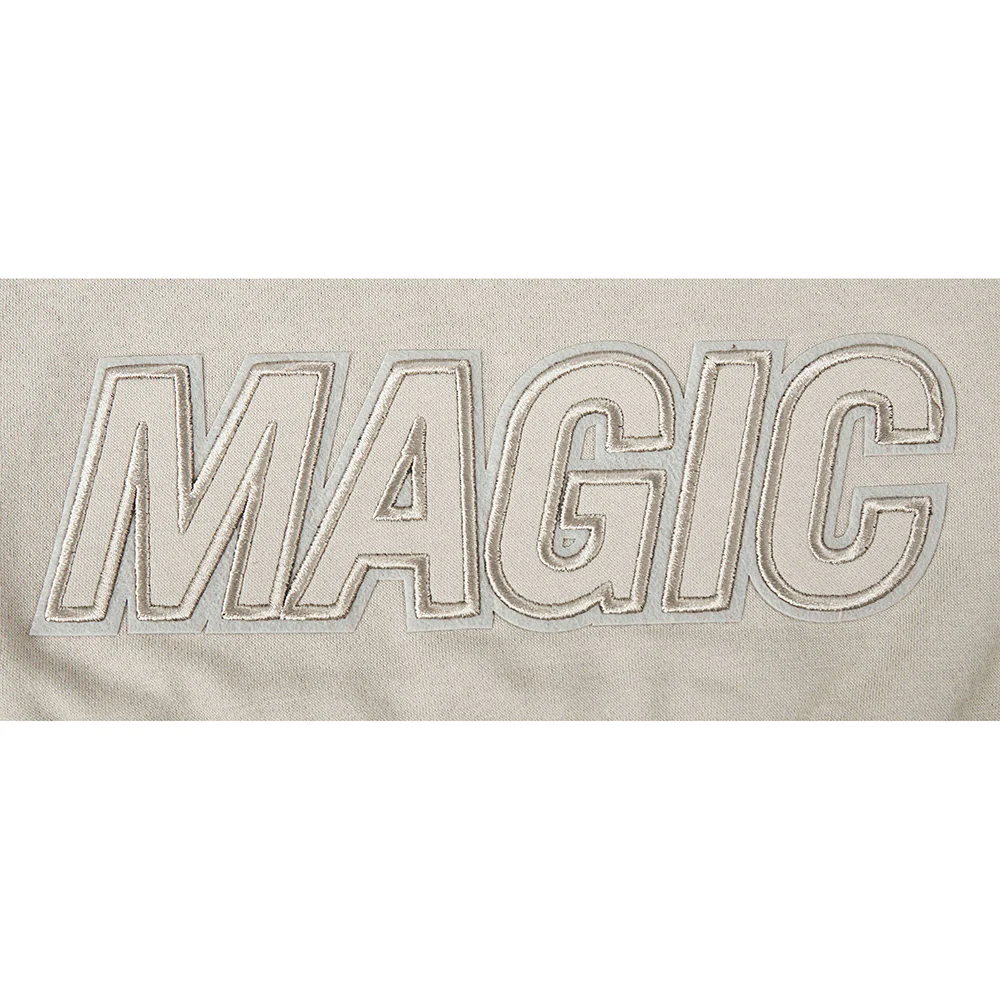 NBA ORLANDO MAGIC NEUTRAL BIG GIRLS FLC PO HOODIE (TAUPE) - Image 6