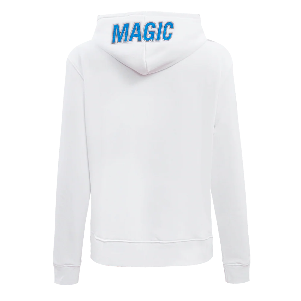 NBA ORLANDO MAGIC CLASSIC WOMEN'S PULLOVER HOODIE (WHITE) - Image 3