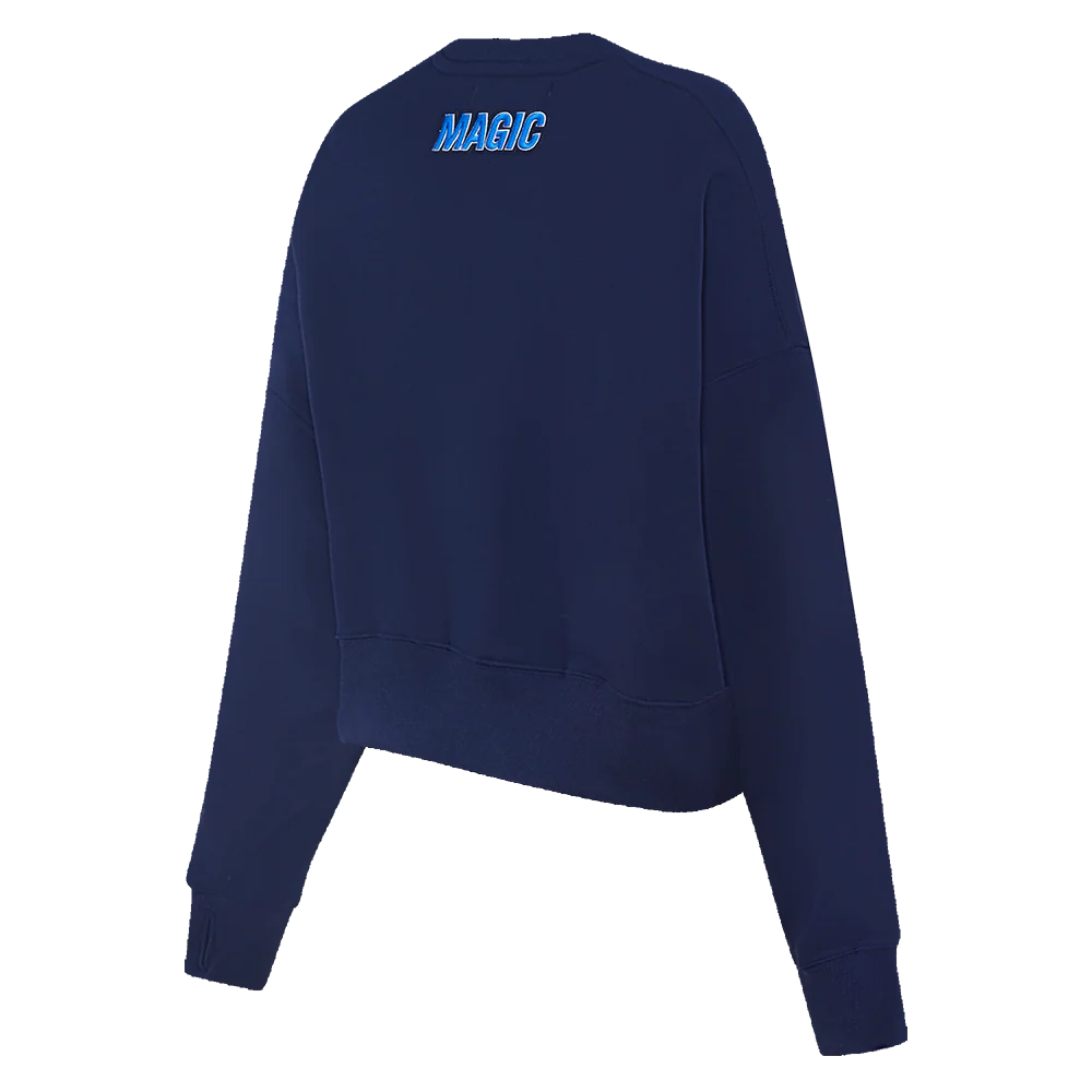 NBA ORLANDO MAGIC CLASSIC WOMEN'S CREWNECK (MIDNIGHT NAVY) - Image 4