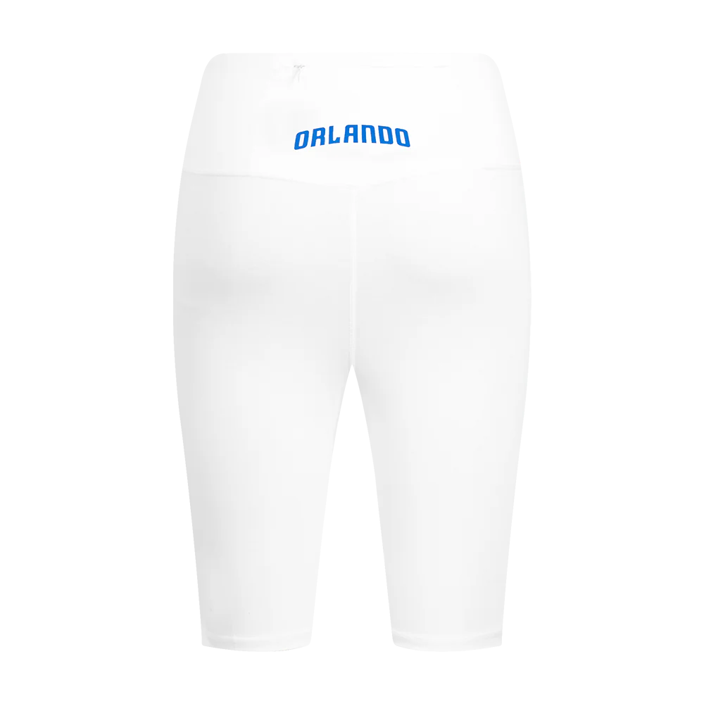 NBA ORLANDO MAGIC CLASSIC WOMEN'S COTTON BIKE SHORT (WHITE) - Image 2
