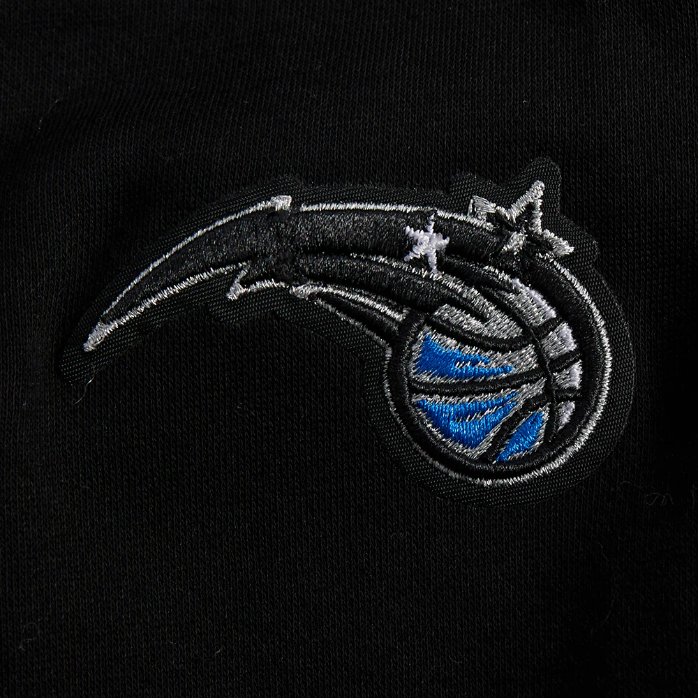 NBA ORLANDO MAGIC RETRO CLASSIC LITTLE GIRLS RIB FLEECE CREWNECK (BLACK/GRAY) - Image 6