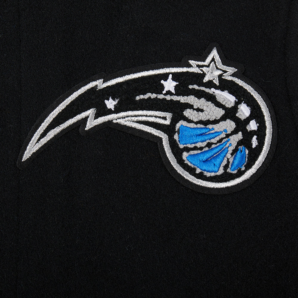 NBA ORLANDO MAGIC CLASSIC TODDLER BOYS WOOL VARSITY JACKET (BLACK/WHITE) - Image 6