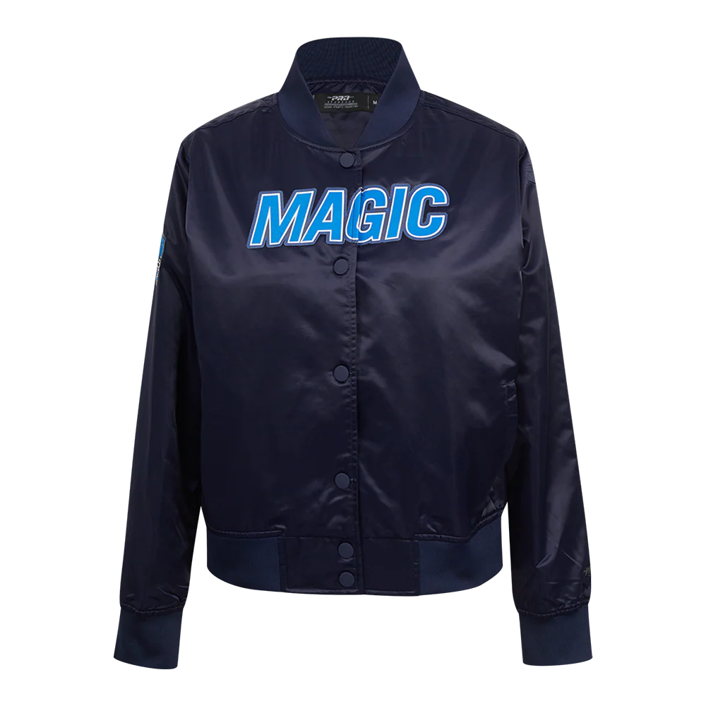 NBA ORLANDO MAGIC CLASSIC WOMEN'S SATIN JACKET (MIDNIGHT NAVY)