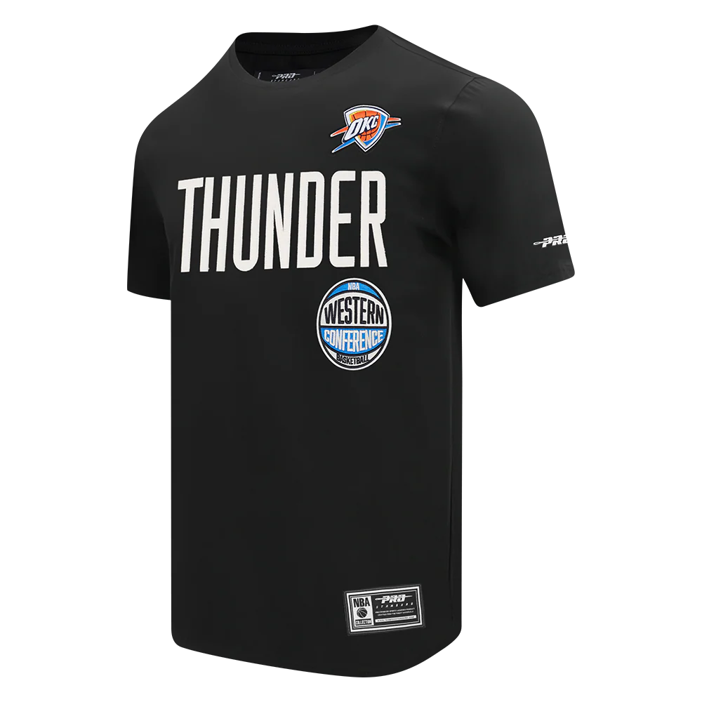 OKLAHOMA CITY THUNDER MODERN ORIGINALS MEN'S SJ TEE (BLACK) - Image 4