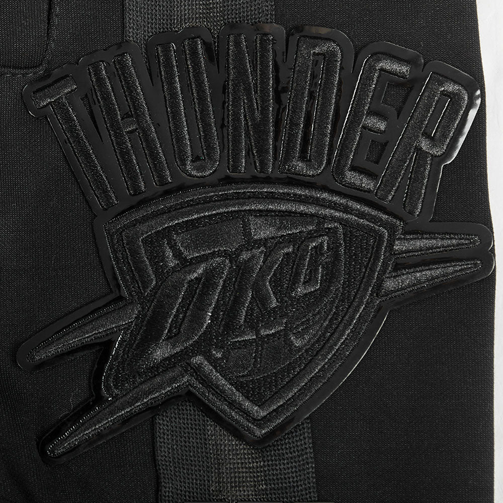 OKLAHOMA CITY THUNDER TRIPLE BLACK MEN'S DK SHORT (TRIPLE BLACK) - Image 7