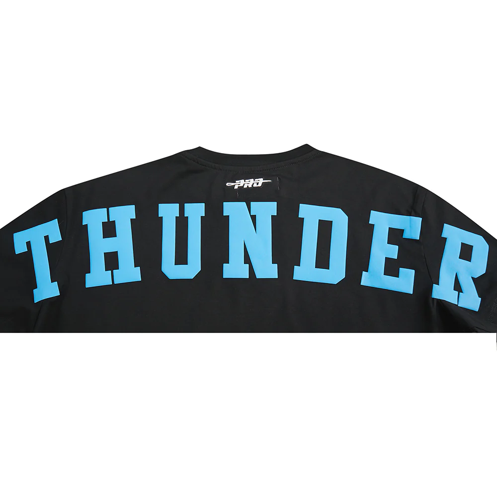 OKLAHOMA CITY THUNDER WINGSPAN WOMEN'S SJ BOXY TEE (BLACK) - Image 5