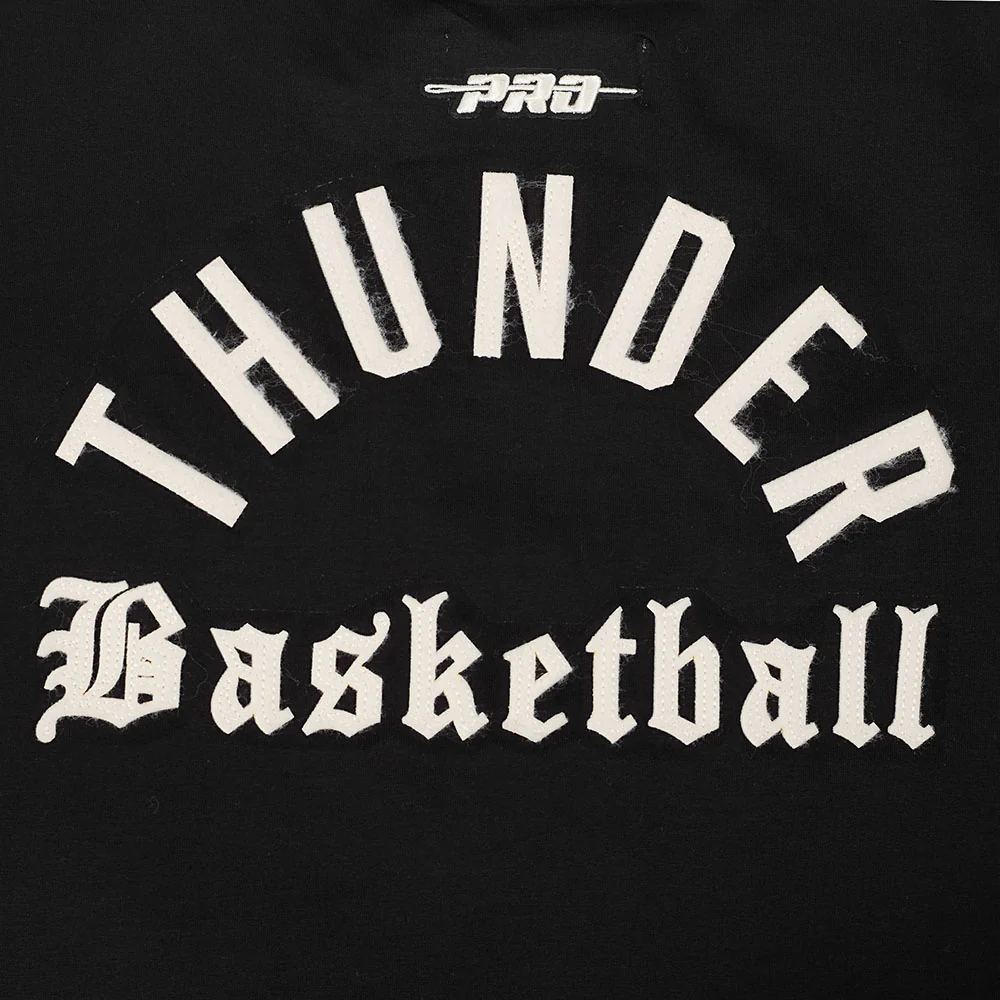 OKLAHOMA CITY THUNDER MODERN ORIGINALS WOMEN'S SJ BOXY TEE (BLACK) - Image 6