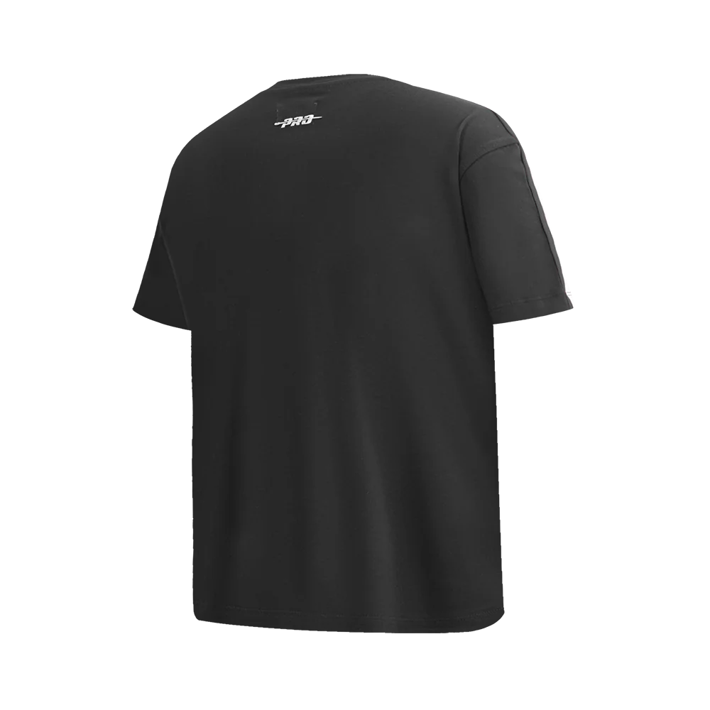NBA OKLAHOMA CITY THUNDER RETRO CLASSIC SINGLE JERSEY BIG BOYS SINGLE JERSEY TAPING TEE (BLACK) - Image 4