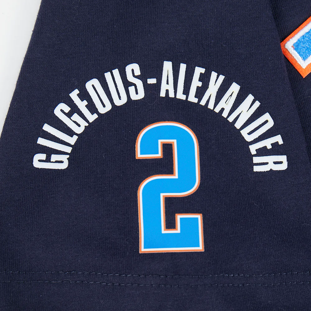 NBA OKLAHOMA CITY THUNDER SHAI GILGEOUS-ALEXANDER #2 CLASSIC PNN BIG BOY'S SS TEE - Image 6