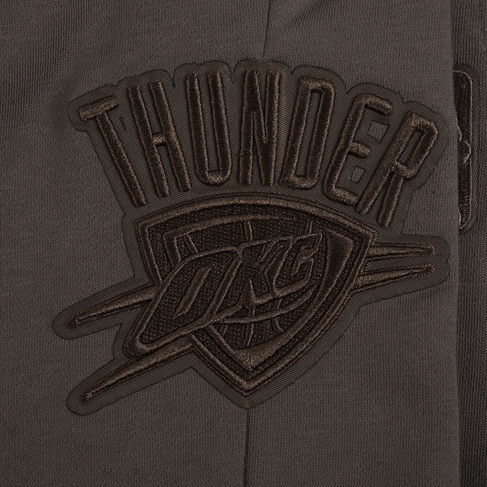 NBA OKLAHOMA CITY THUNDER NEUTRAL BIG BOYS FLC SHORT (DARK TAUPE) - Image 5