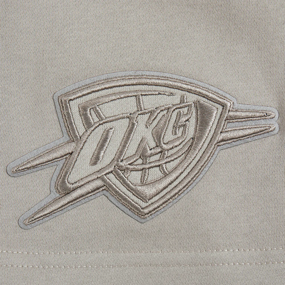 NBA OKLAHOMA CITY THUNDER NEUTRAL BIG BOYS FLC SHORT (TAUPE) - Image 6