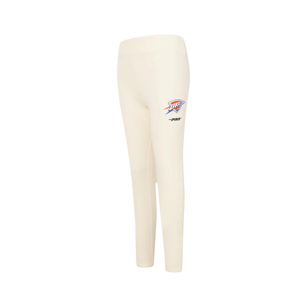 OKLAHOMA CITY THUNDER RETRO CLASSIC BIG GIRL'S LEGGING (EGGSHELL)