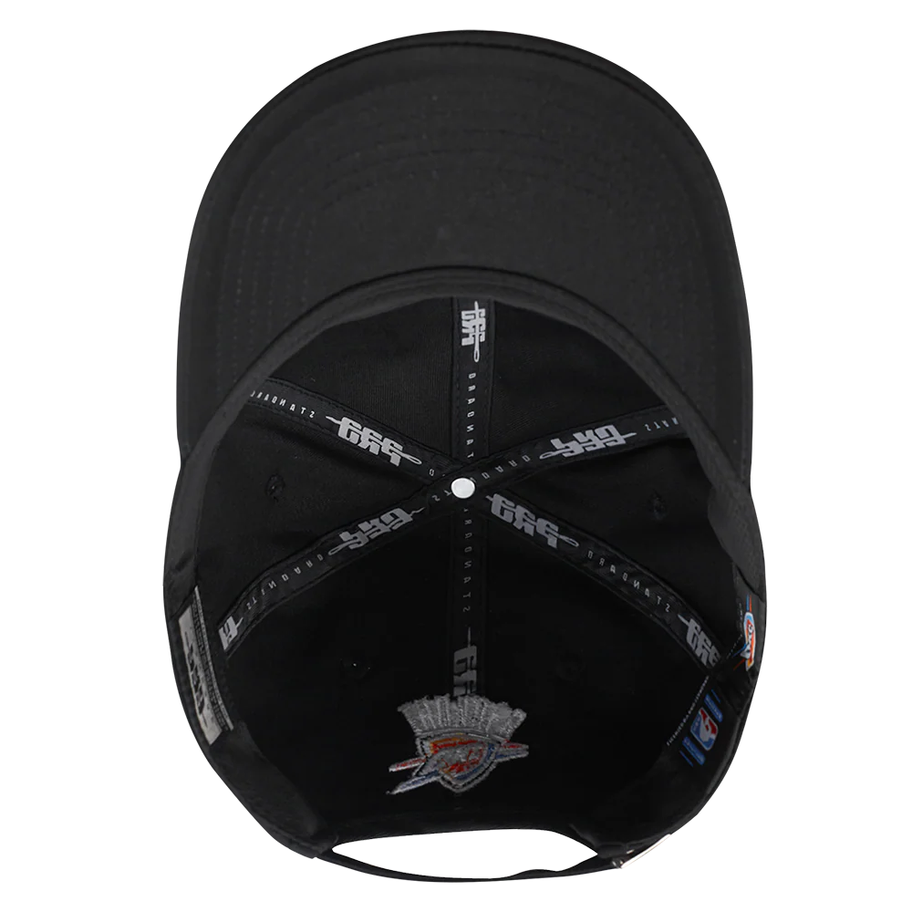 NBA OKLAHOMA CITY THUNDER JEWELS WOMEN'S DAD HAT (BLACK) - Image 6