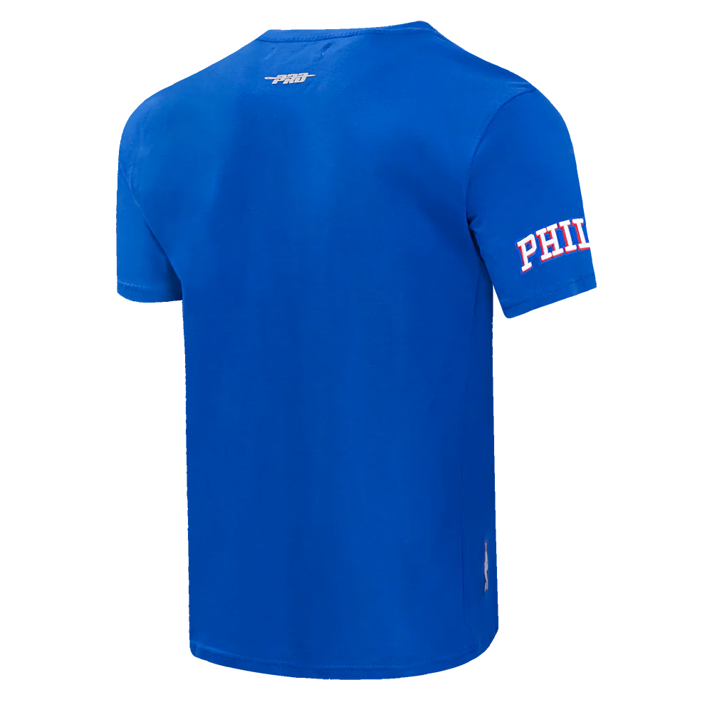 NBA PHILADELPHIA 76ERS MASHUP MEN'S TEE (ROYAL BLUE) - Image 3
