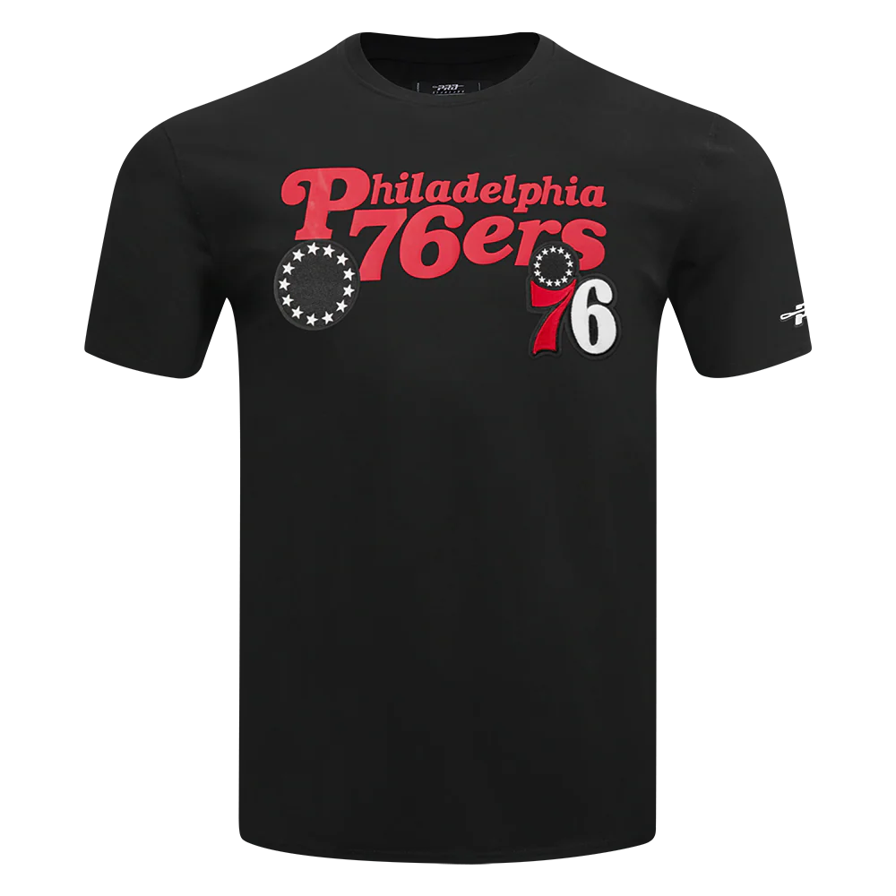 NBA PHILADELPHIA 76ERS SOUVENIR MEN'S SJ TEE (BLACK) - Image 3
