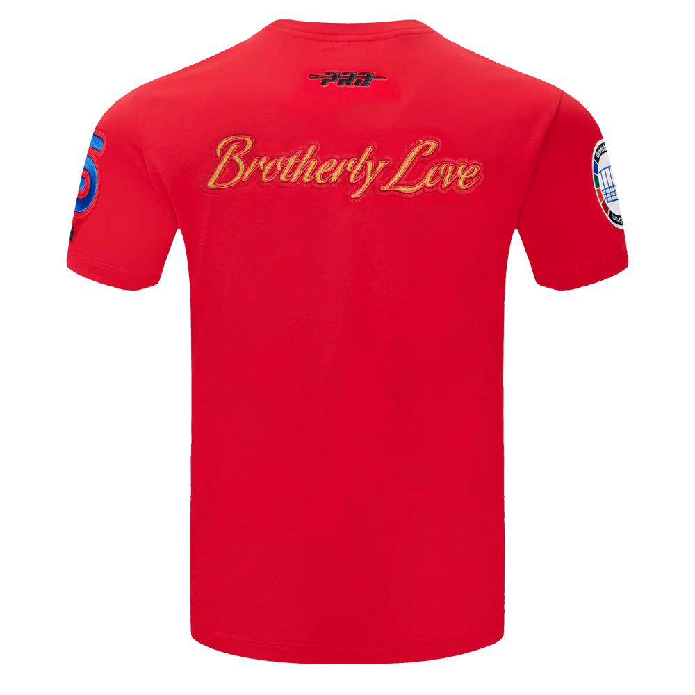 NBA PHILADELPHIA 76ERS CITY EDITION 24-25 MEN'S SJ TEE (RED) - Image 3