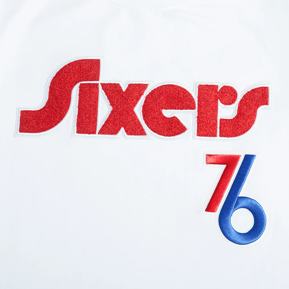 NBA PHILADELPHIA 76ERS CITY EDITION 24-25 MEN'S TEE (WHITE) - Image 5