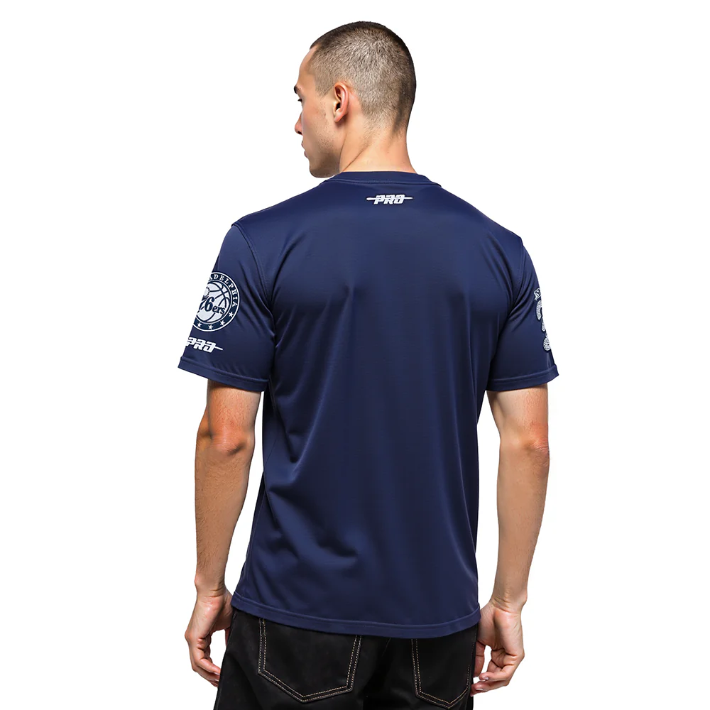 NBA PHILADELPHIA 76ERS CITY EDITION 25-26 MEN'S SJ TEE (MIDNIGHT NAVY) - Image 2