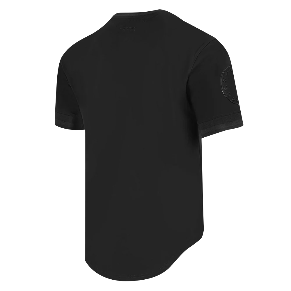 NBA PHILADELPHIA 76ERS CLASSIC 3BK MEN'S DOUBLE KNIT TEE (TRIPLE BLACK) - Image 4