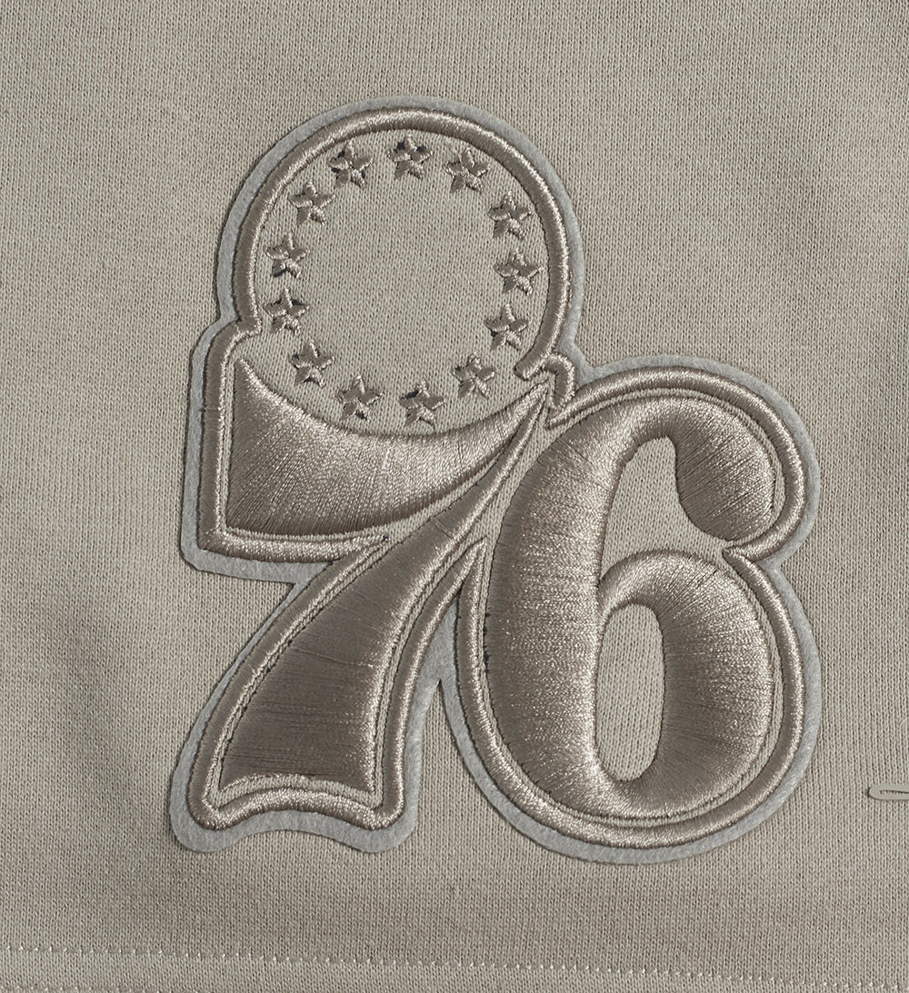 NBA PHILADELPHIA 76ERS NEUTRAL MEN'S SHORT (TAUPE) - Image 6